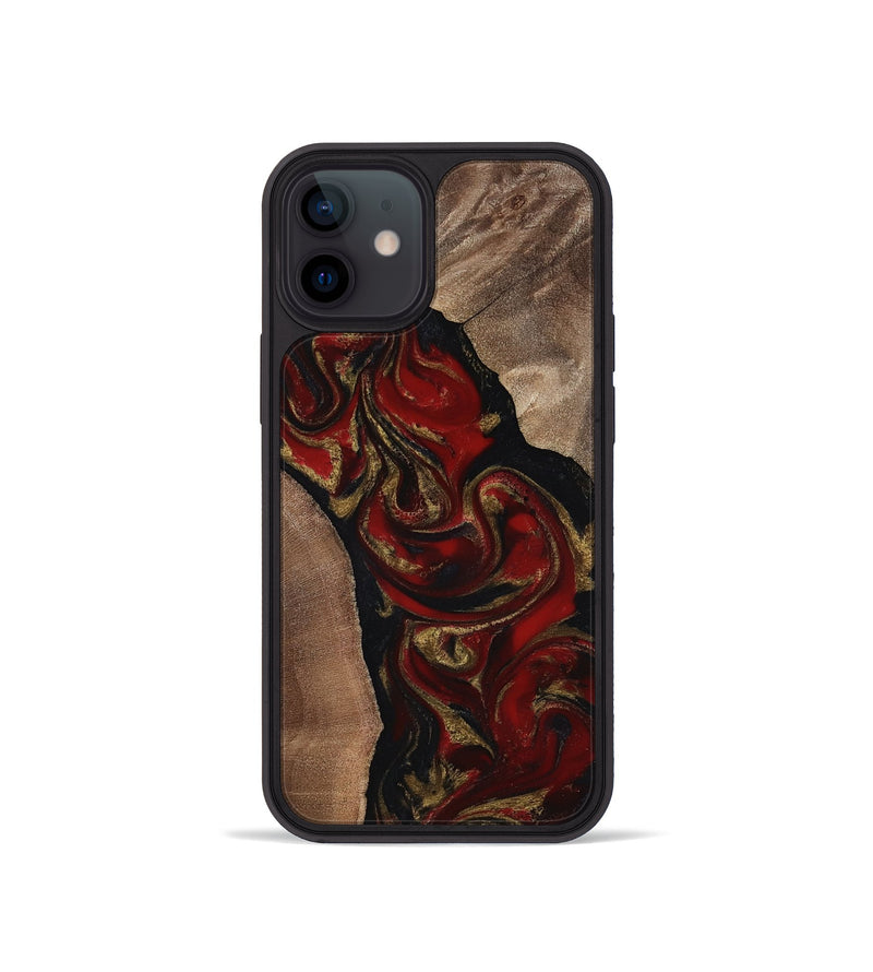 iPhone 12 mini Wood Phone Case - Hedwig (Red, 817703)