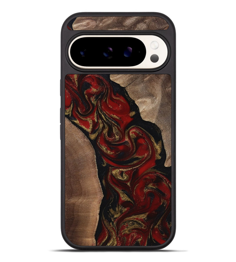Pixel 9 Pro XL Wood Phone Case - Hedwig (Red, 817703)