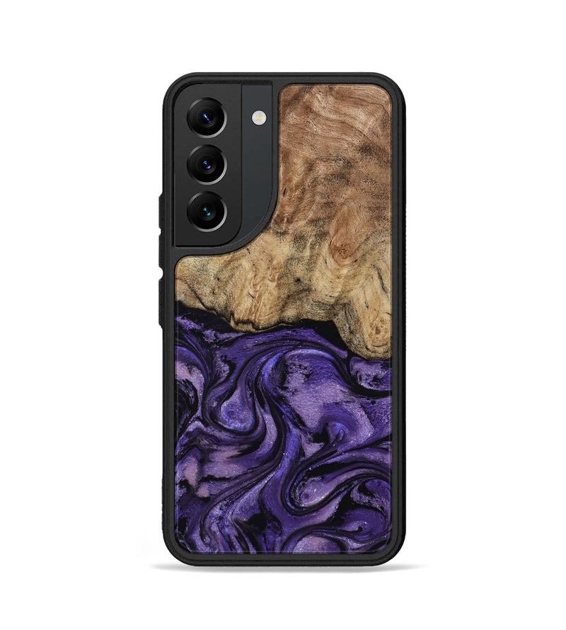 Galaxy S22 Wood Phone Case - Nell (Purple, 817704)
