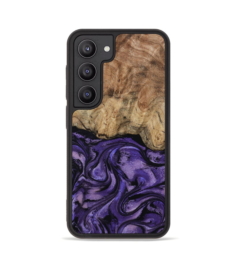 Galaxy S23 Wood Phone Case - Nell (Purple, 817704)