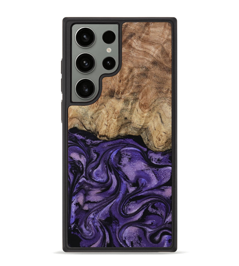 Galaxy S23 Ultra Wood Phone Case - Nell (Purple, 817704)