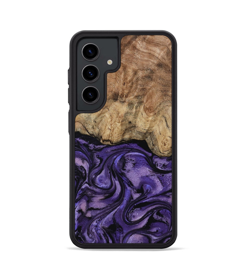 Galaxy S24 Wood Phone Case - Nell (Purple, 817704)