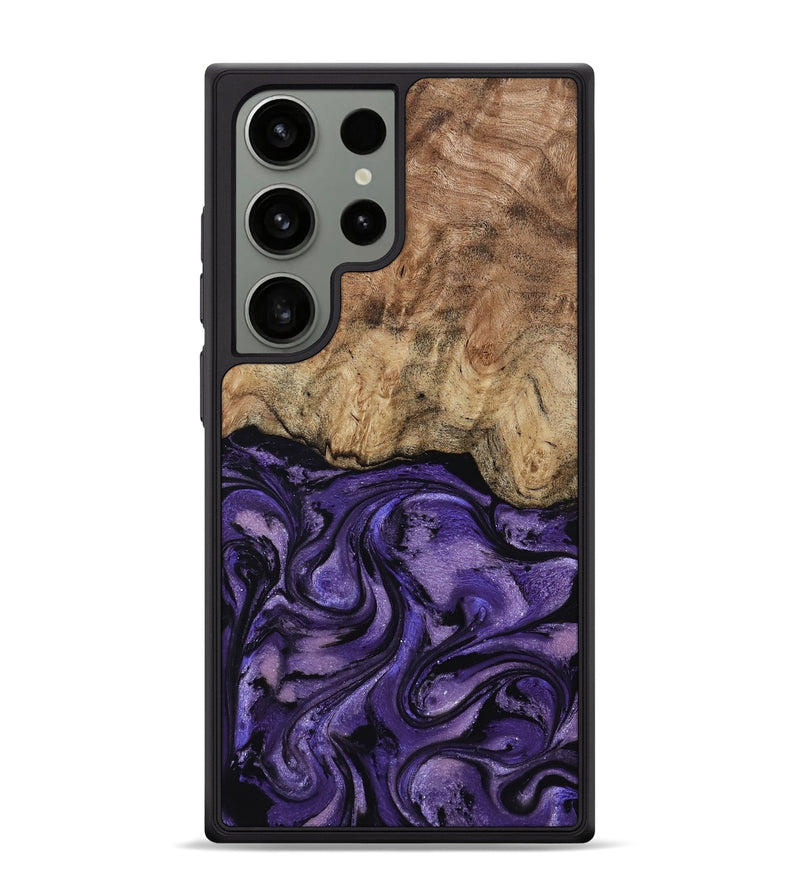 Galaxy S24 Ultra Wood Phone Case - Nell (Purple, 817704)