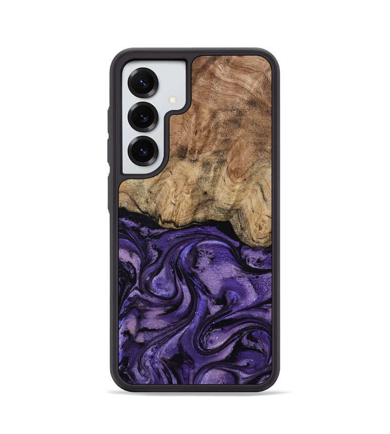 Galaxy S25 Wood Phone Case - Nell (Purple, 817704)