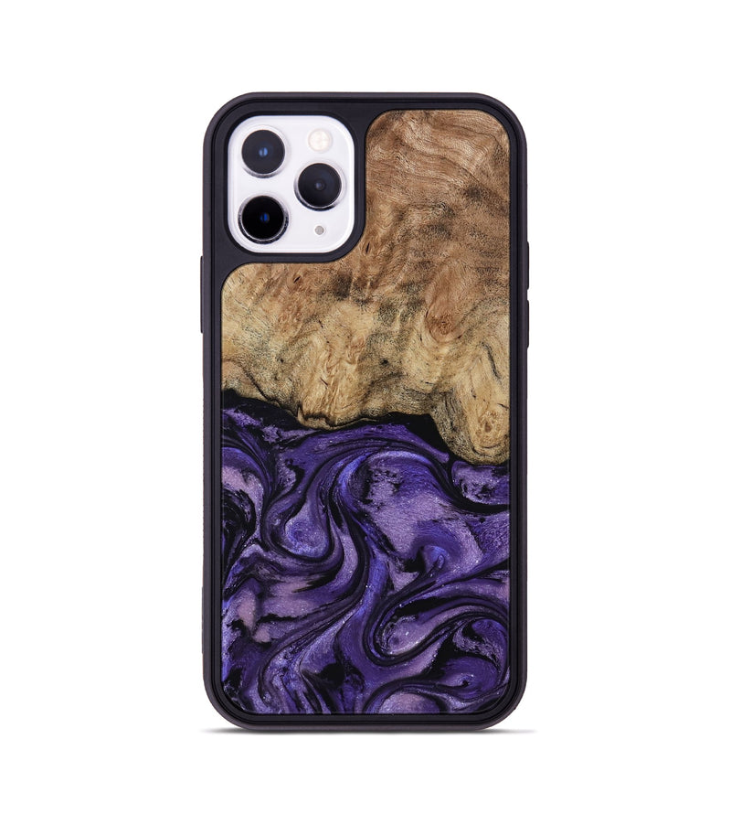 iPhone 11 Pro Wood Phone Case - Nell (Purple, 817704)