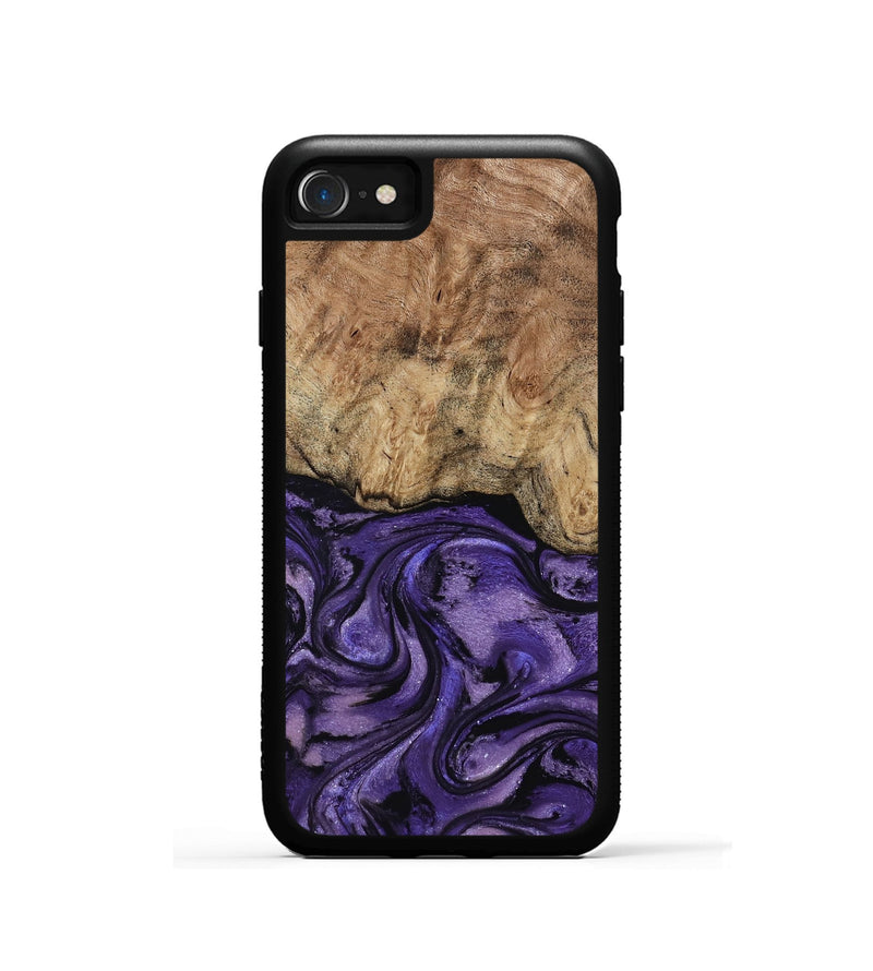 iPhone SE Wood Phone Case - Nell (Purple, 817704)