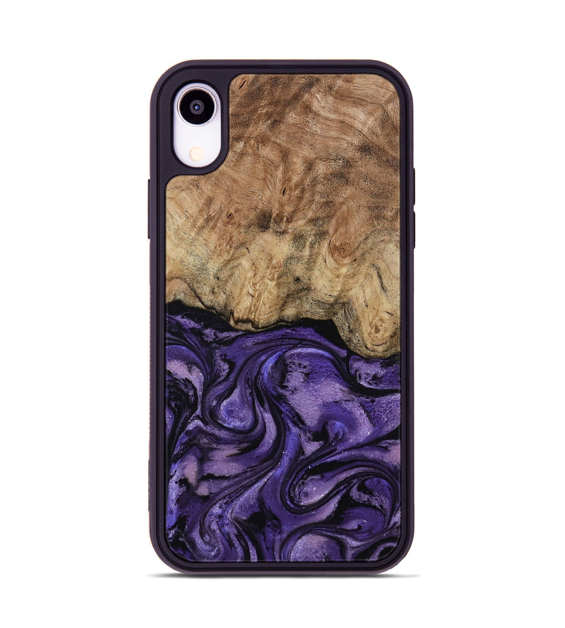 iPhone Xr Wood Phone Case - Nell (Purple, 817704)