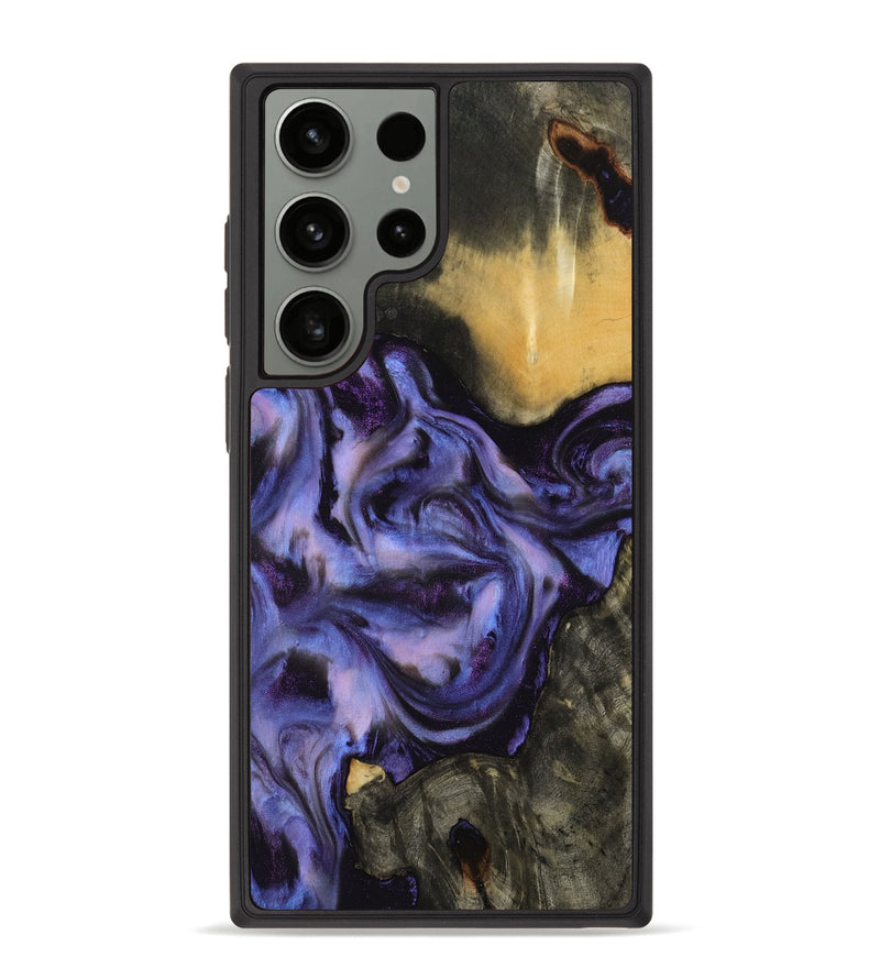 Galaxy S23 Ultra Wood Phone Case - Otho (Purple, 817706)