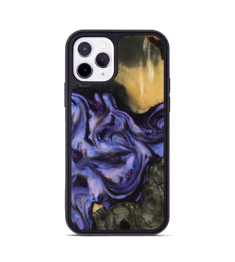 iPhone 11 Pro Wood Phone Case - Otho (Purple, 817706)