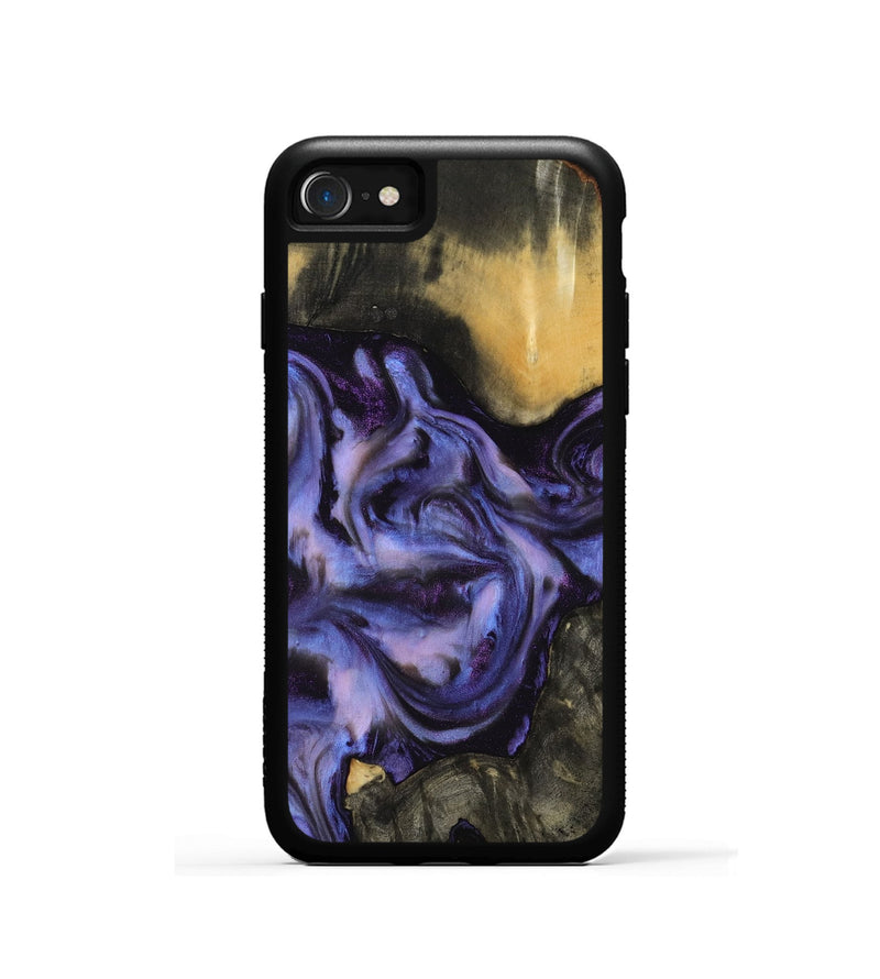 iPhone SE Wood Phone Case - Otho (Purple, 817706)