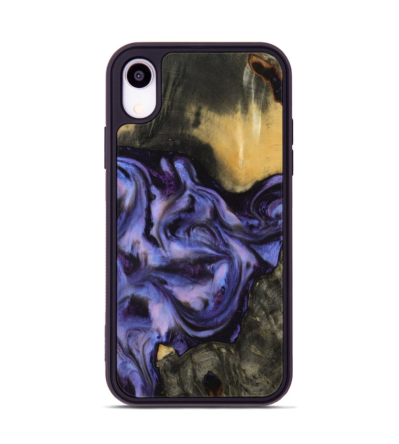iPhone Xr Wood Phone Case - Otho (Purple, 817706)