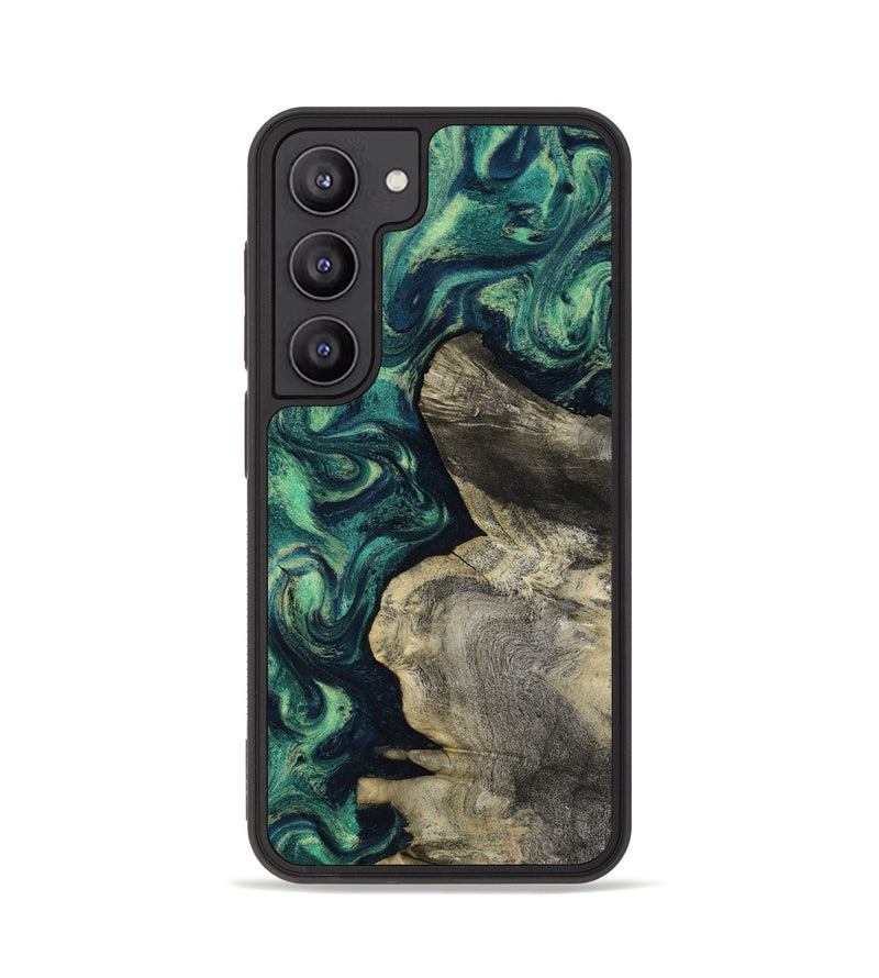 Galaxy S23 Wood Phone Case - Alanna (Green, 817707)
