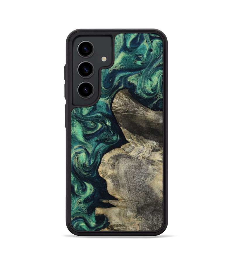 Galaxy S24 Wood Phone Case - Alanna (Green, 817707)