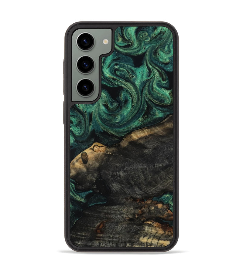 Galaxy S23 Plus Wood Phone Case - Leda (Green, 817709)
