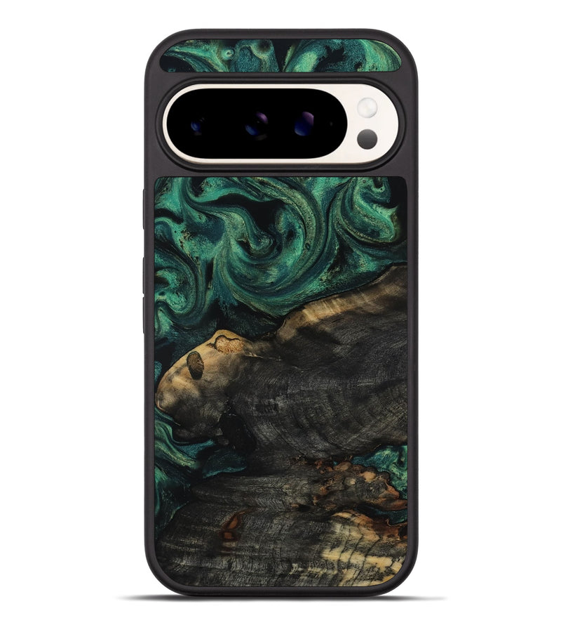 Pixel 9 Pro XL Wood Phone Case - Leda (Green, 817709)