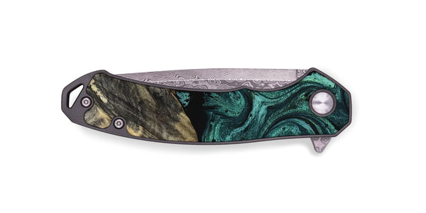 EDC Wood Pocket Knife - Nola (Green, 817711)