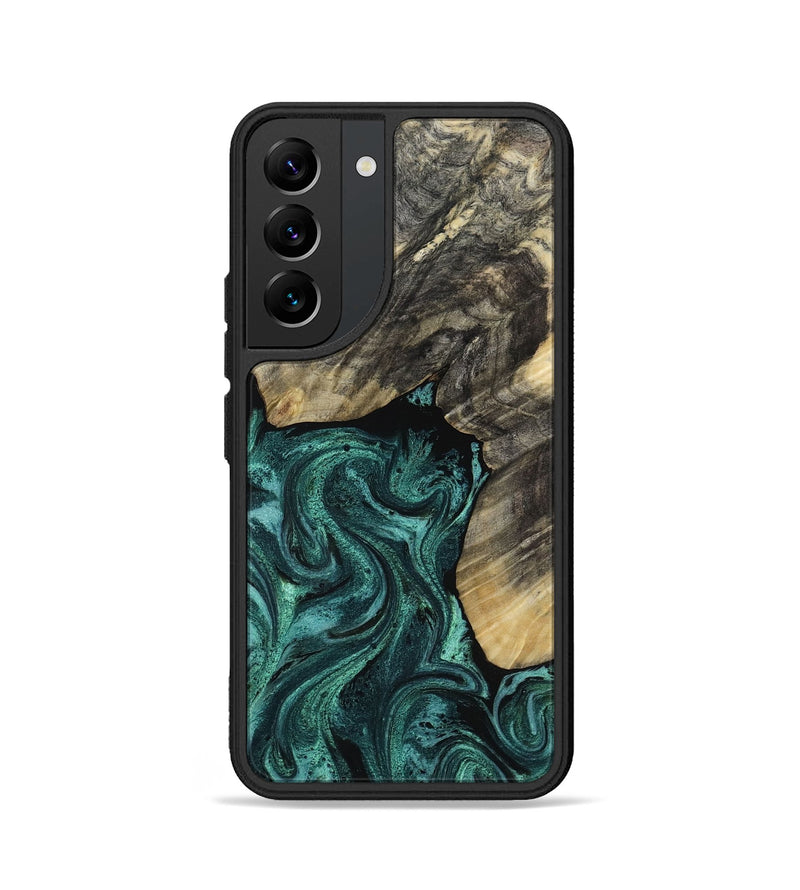 Galaxy S22 Wood Phone Case - Nola (Green, 817711)
