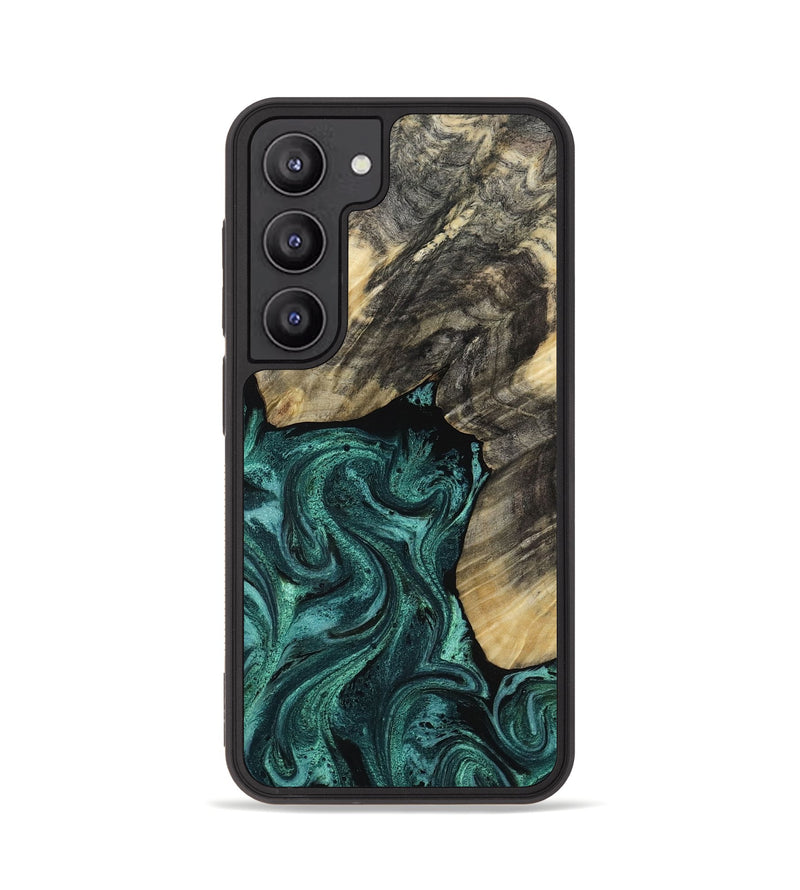 Galaxy S23 Wood Phone Case - Nola (Green, 817711)