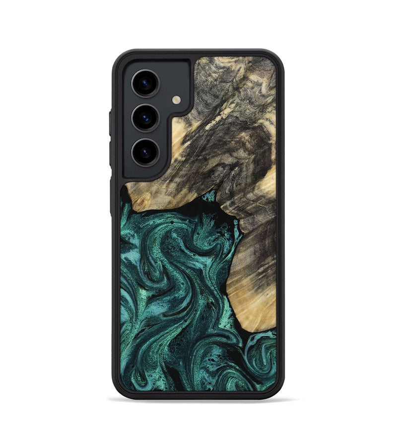 Galaxy S24 Wood Phone Case - Nola (Green, 817711)