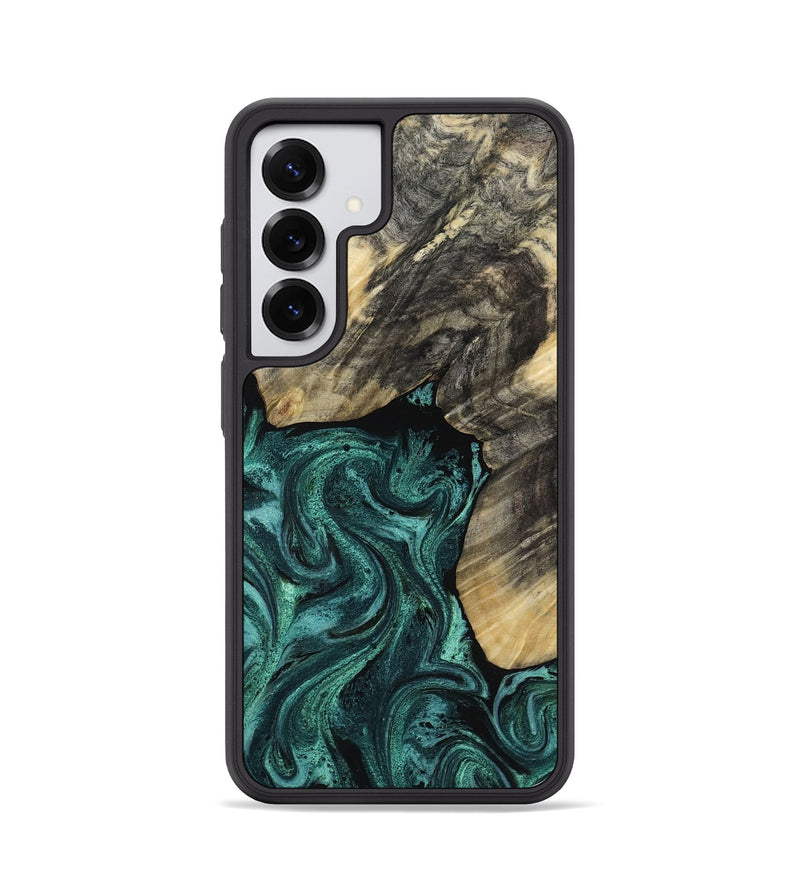 Galaxy S25 Wood Phone Case - Nola (Green, 817711)