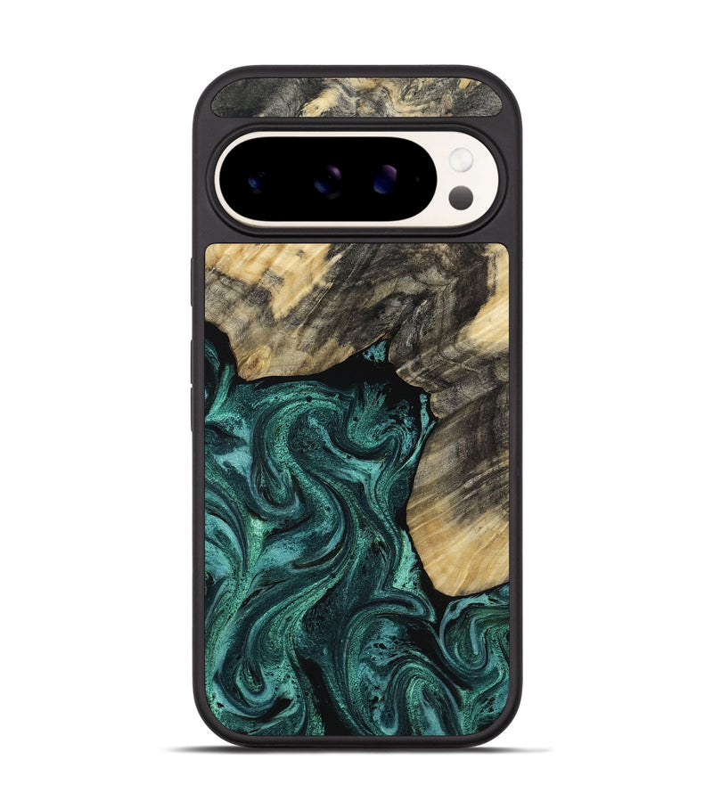 Pixel 9 Wood Phone Case - Nola (Green, 817711)