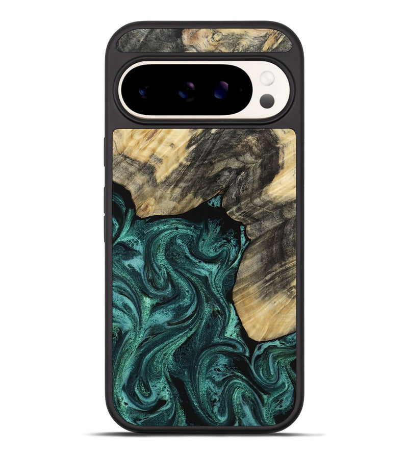 Pixel 9 Pro XL Wood Phone Case - Nola (Green, 817711)