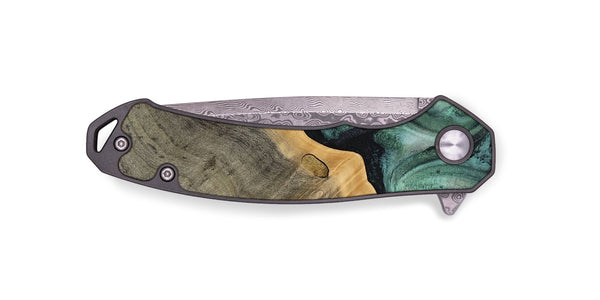 EDC Wood Pocket Knife - Aila (Green, 817713)
