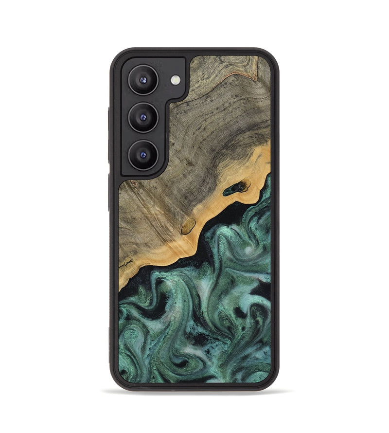 Galaxy S23 Wood Phone Case - Aila (Green, 817713)