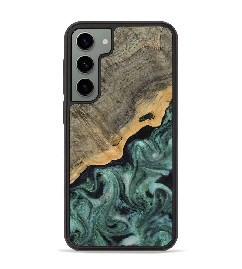 Galaxy S23 Plus Wood Phone Case - Aila (Green, 817713)