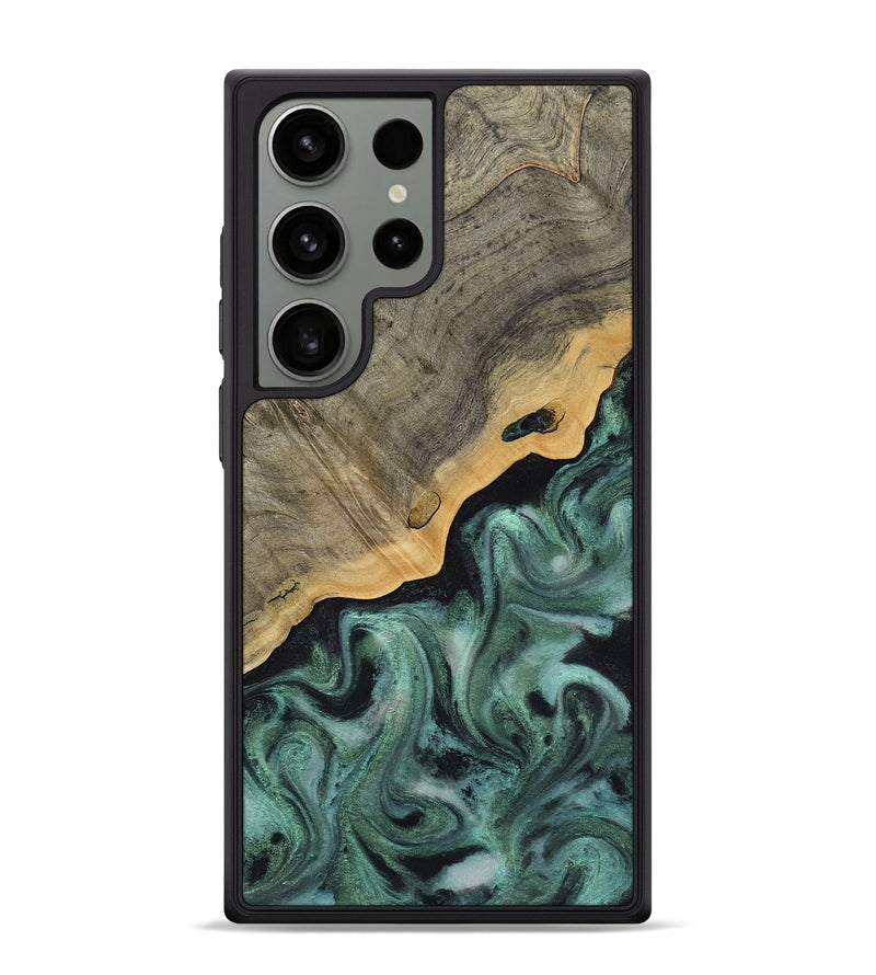 Galaxy S24 Ultra Wood Phone Case - Aila (Green, 817713)