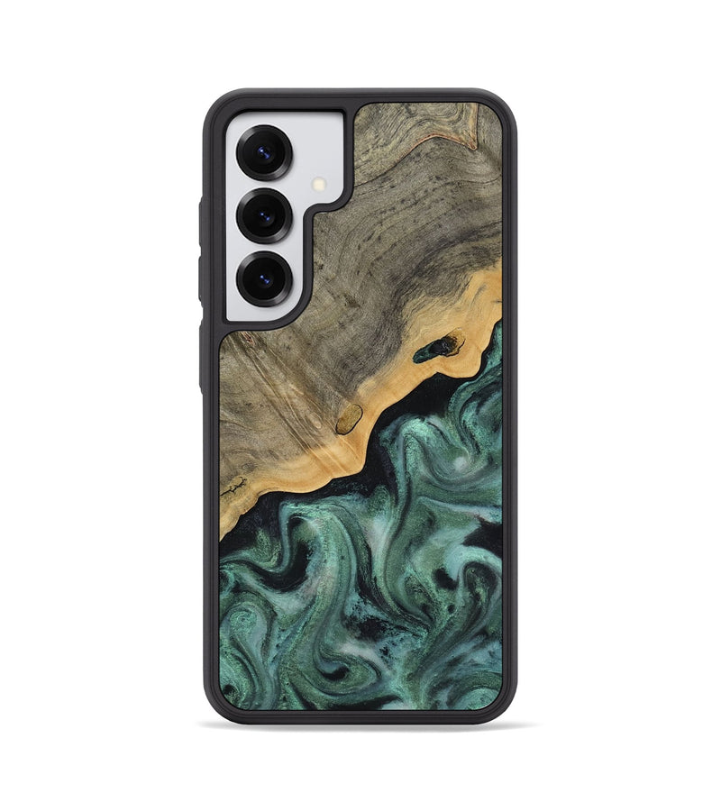 Galaxy S25 Wood Phone Case - Aila (Green, 817713)