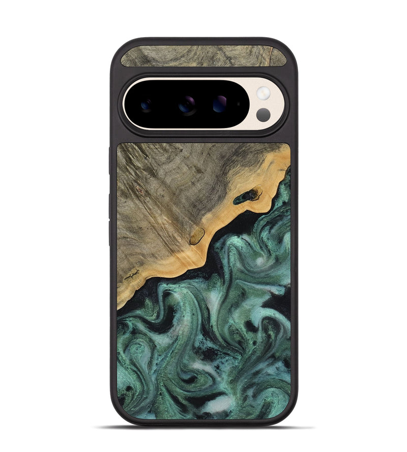 Pixel 10 Wood Phone Case - Aila (Green, 817713)