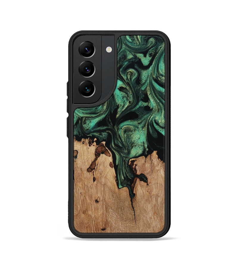 Galaxy S22 Wood Phone Case - Breanna (Green, 817714)