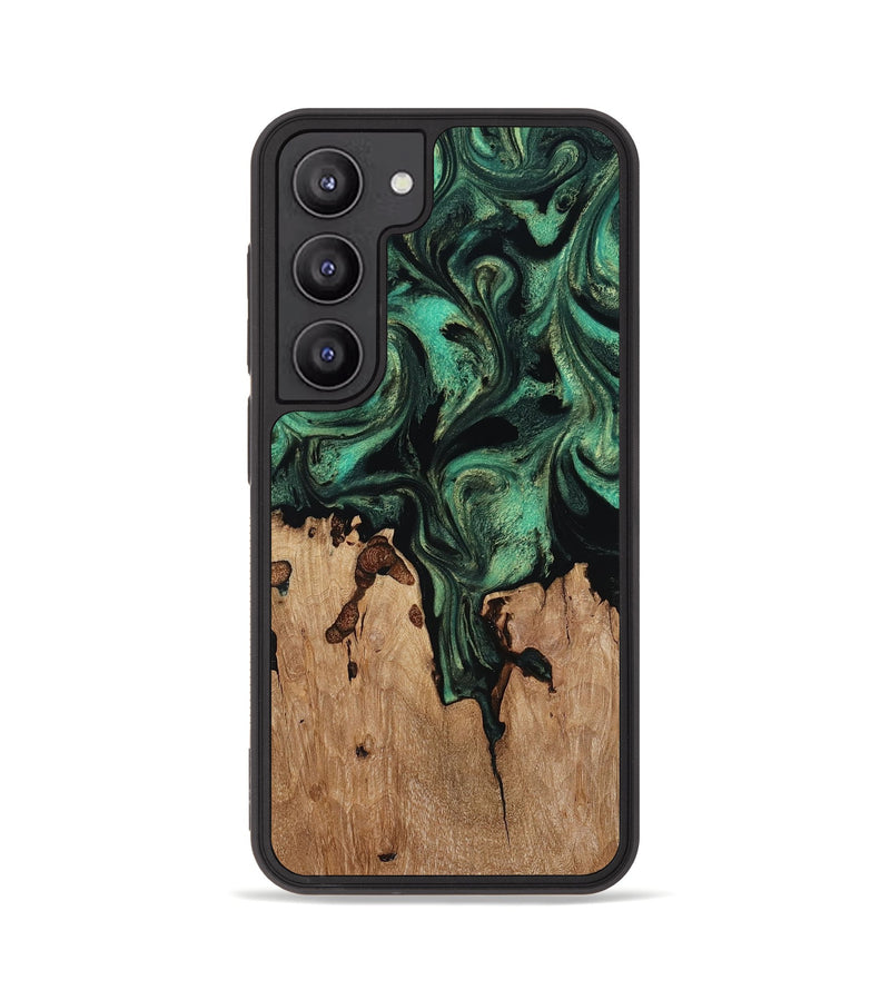 Galaxy S23 Wood Phone Case - Breanna (Green, 817714)