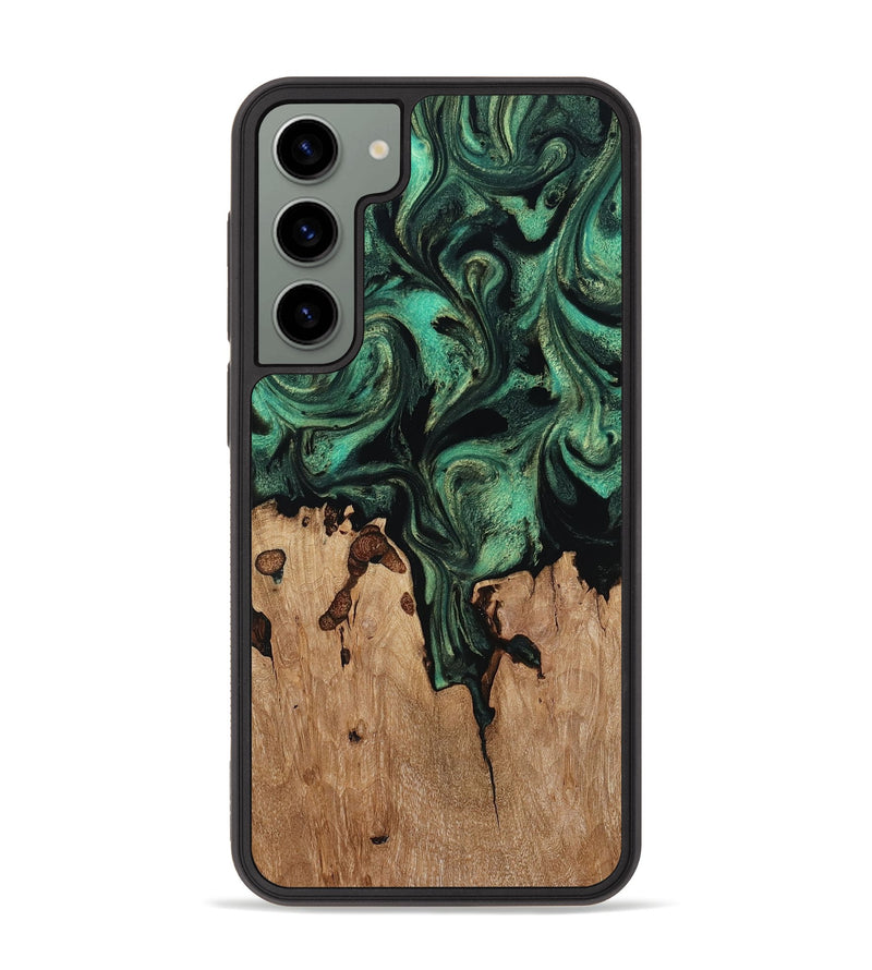 Galaxy S23 Plus Wood Phone Case - Breanna (Green, 817714)