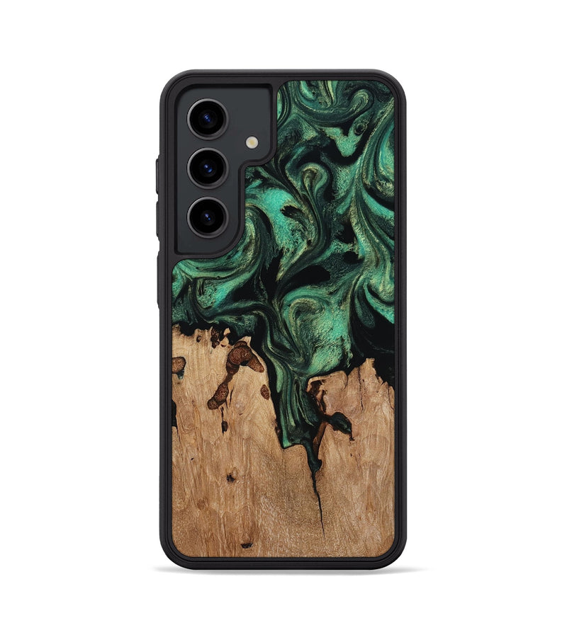 Galaxy S24 Wood Phone Case - Breanna (Green, 817714)