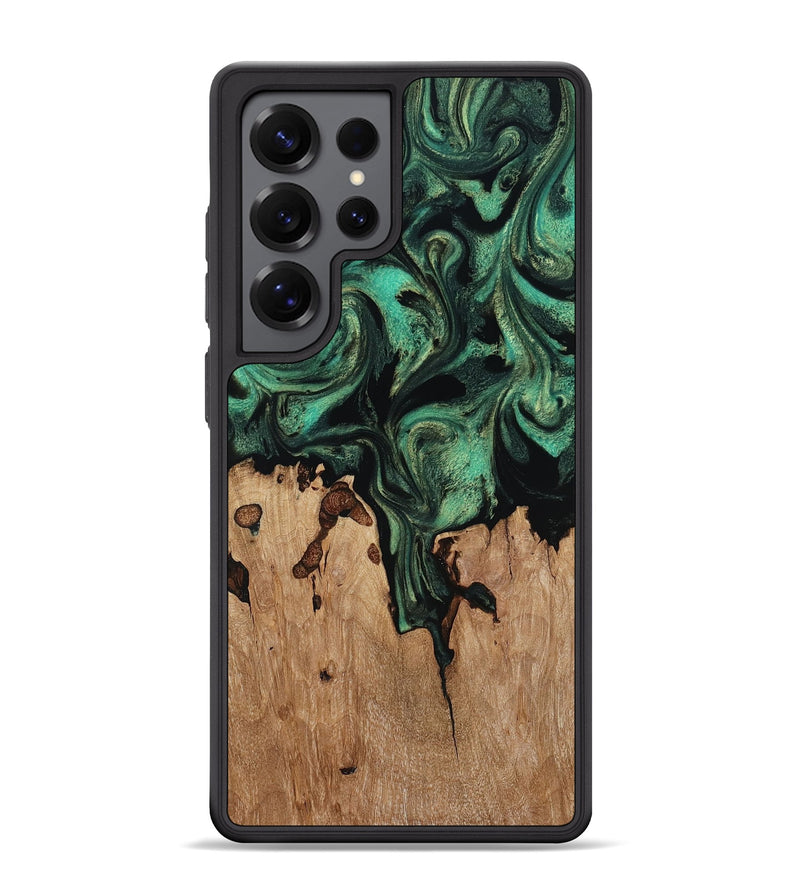Galaxy S25 Ultra Wood Phone Case - Breanna (Green, 817714)