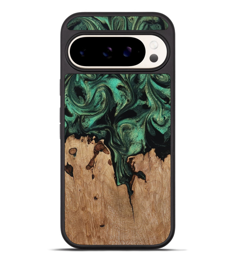 Pixel 9 Pro XL Wood Phone Case - Breanna (Green, 817714)