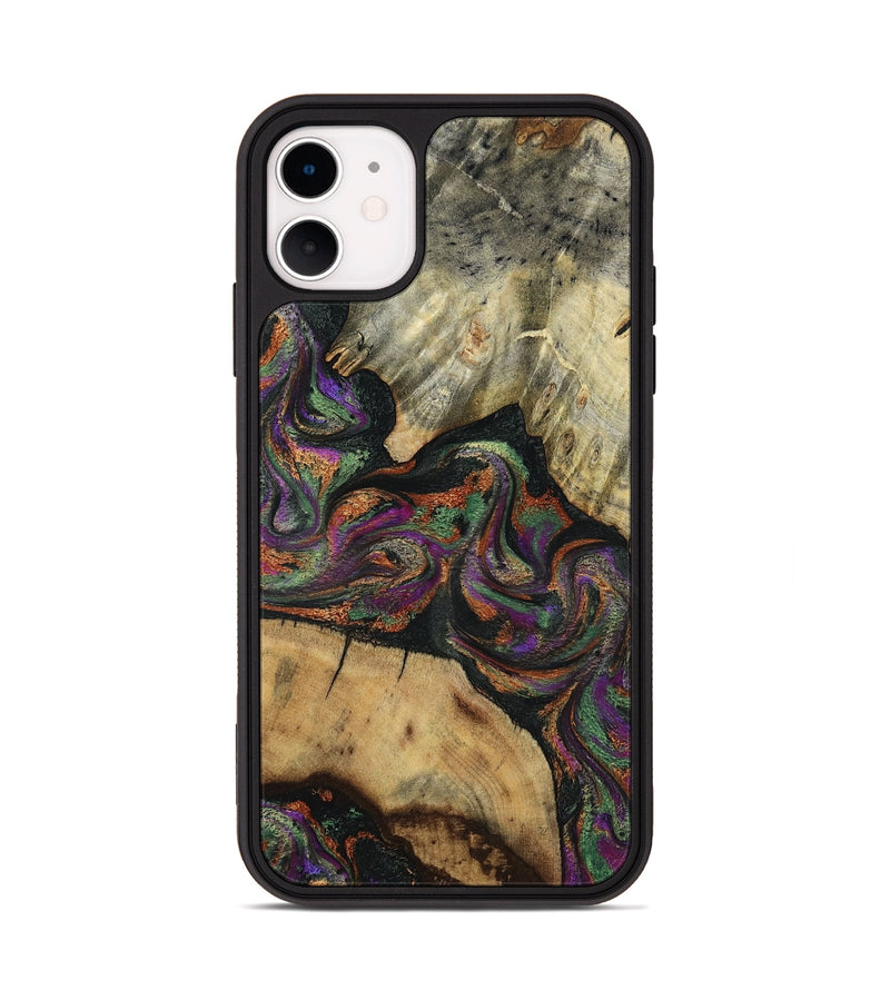 iPhone 11 Wood Phone Case - Wynter (Green, 817715)