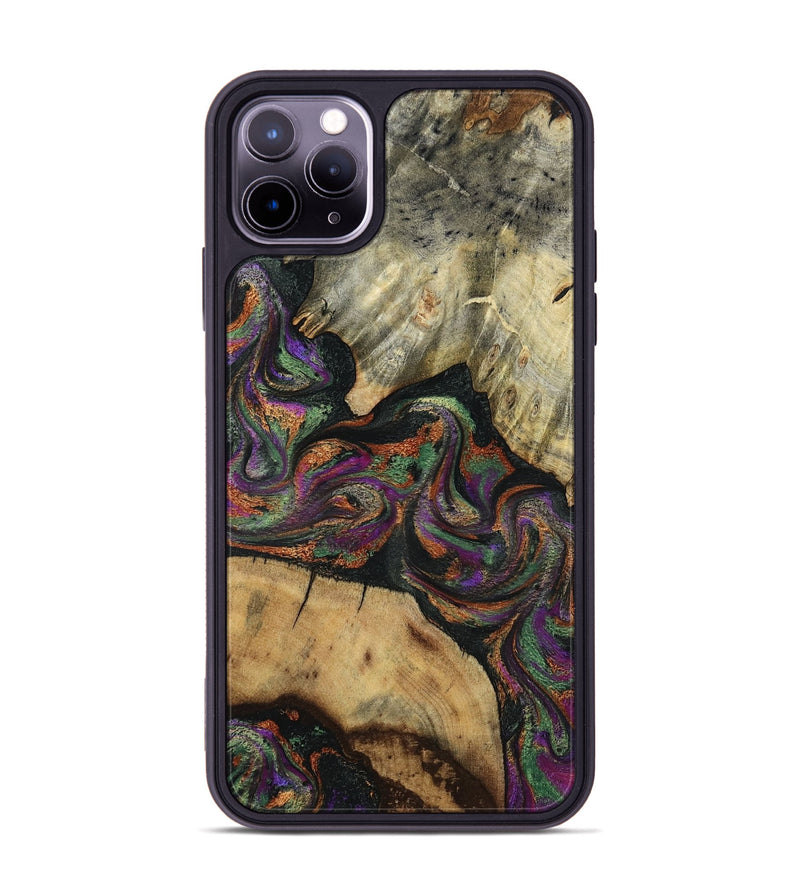 iPhone 11 Pro Max Wood Phone Case - Wynter (Green, 817715)