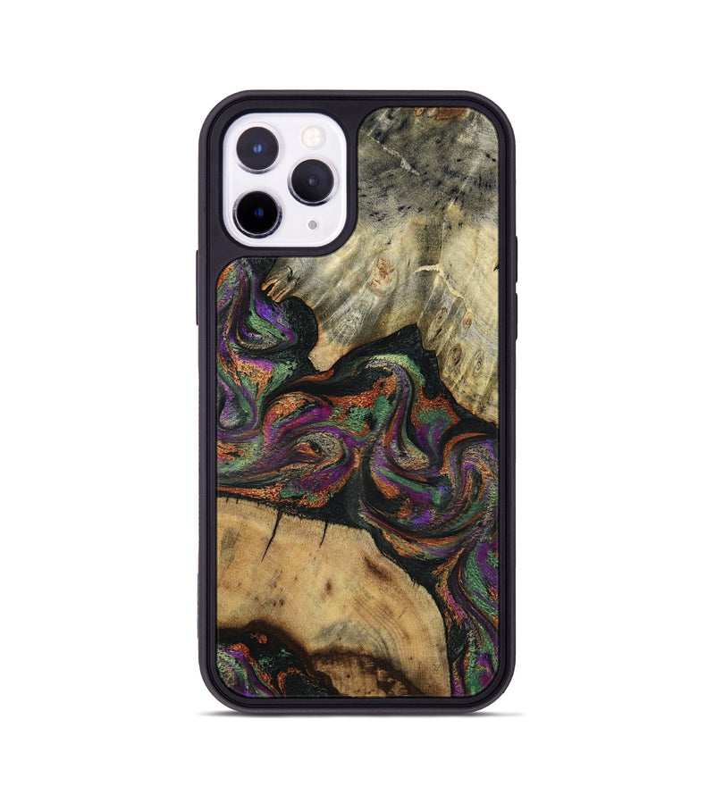 iPhone 11 Pro Wood Phone Case - Wynter (Green, 817715)