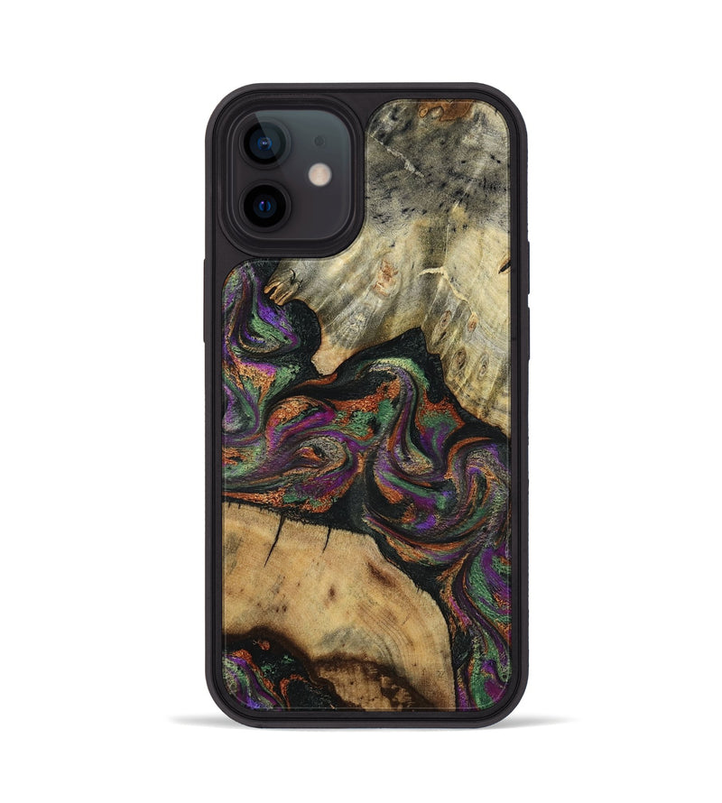 iPhone 12 Wood Phone Case - Wynter (Green, 817715)