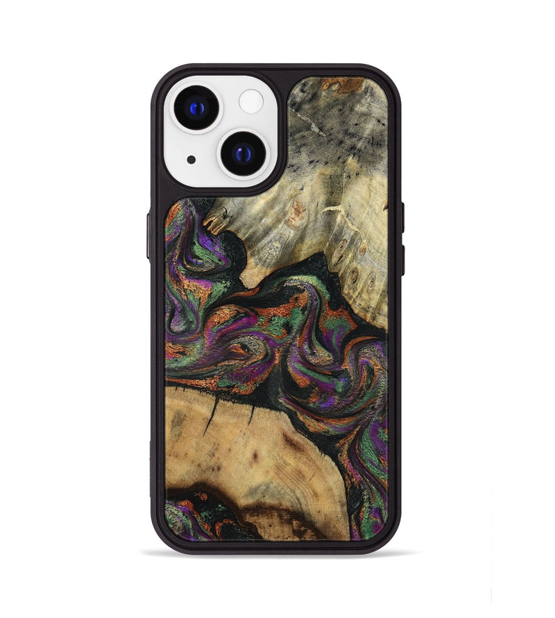 iPhone 13 Wood Phone Case - Wynter (Green, 817715)