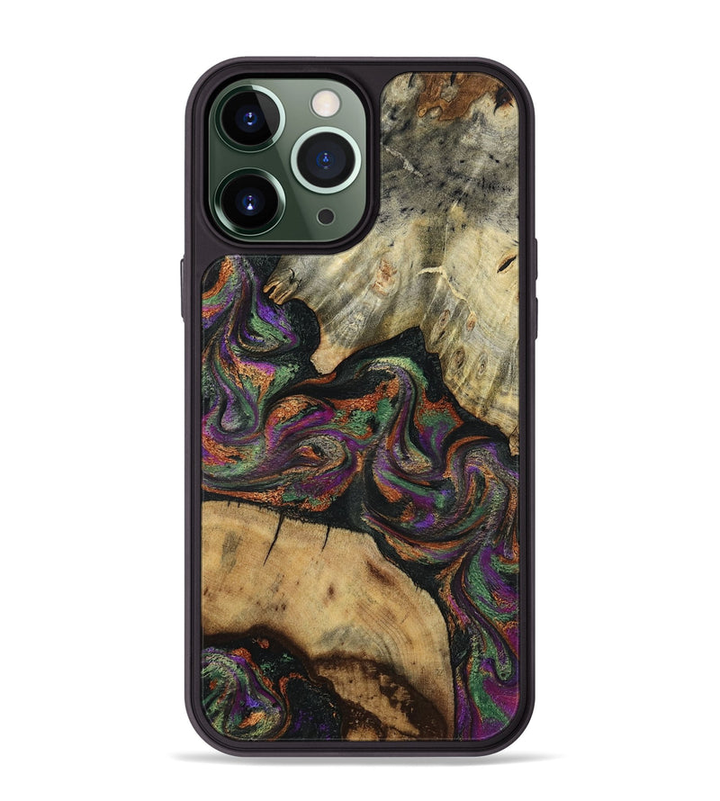 iPhone 13 Pro Max Wood Phone Case - Wynter (Green, 817715)