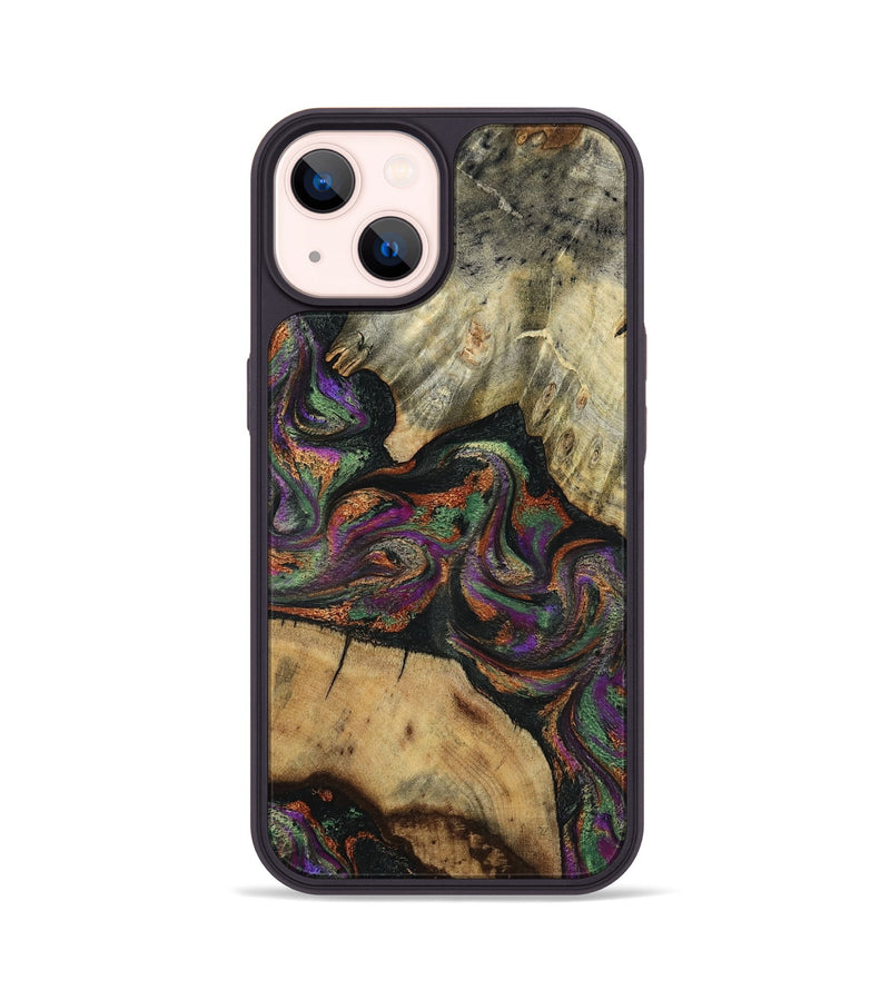 iPhone 14 Wood Phone Case - Wynter (Green, 817715)