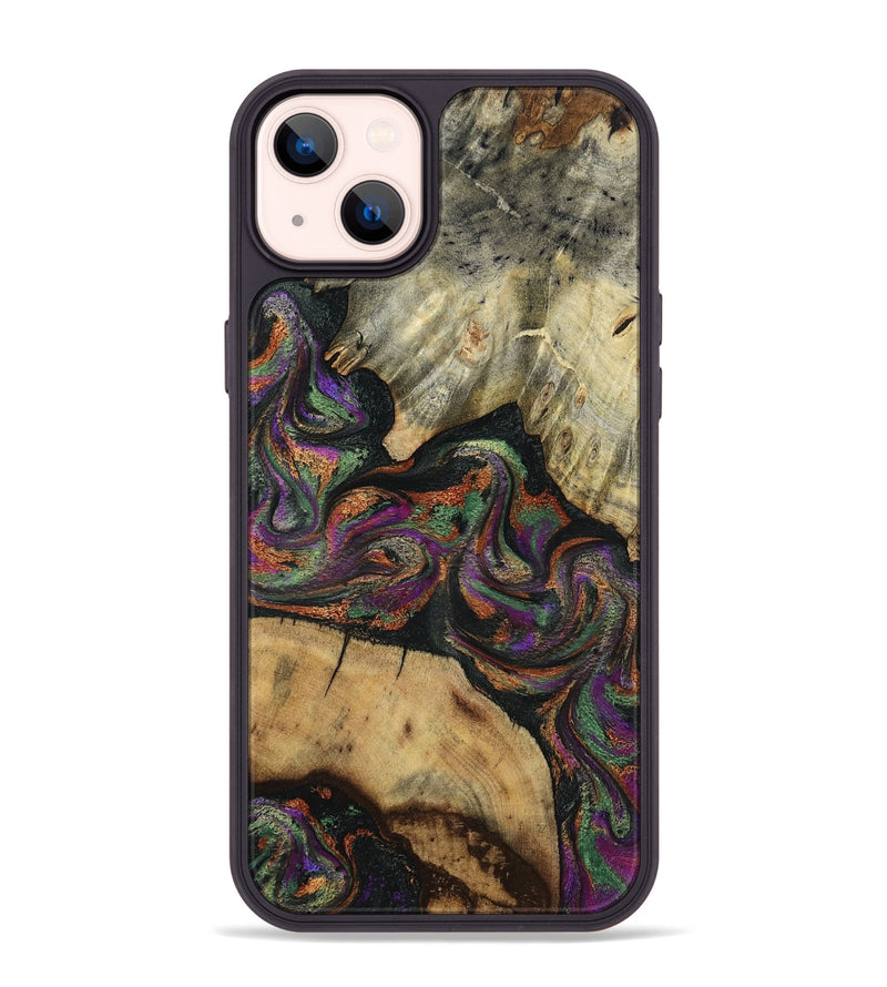 iPhone 14 Plus Wood Phone Case - Wynter (Green, 817715)