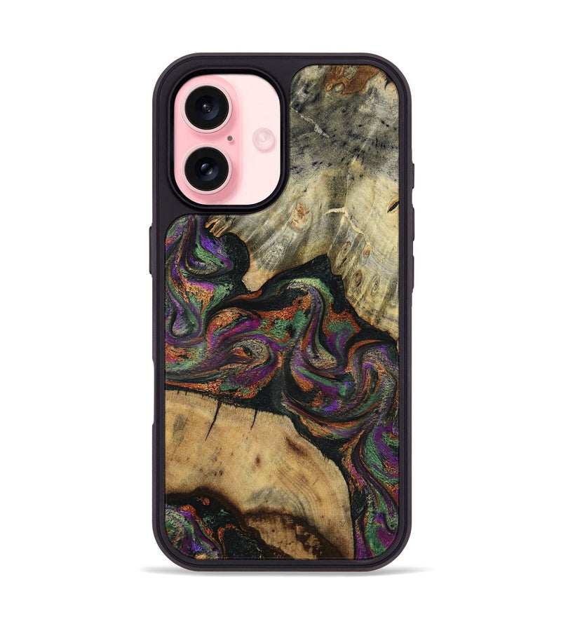 iPhone 16 Wood Phone Case - Wynter (Green, 817715)
