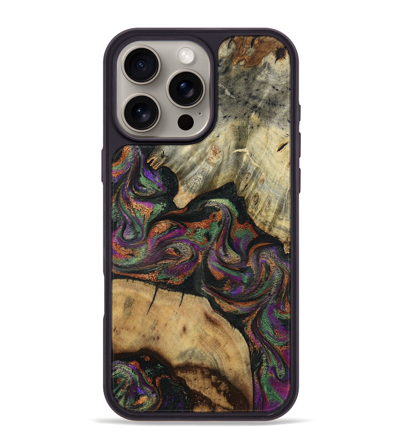 iPhone 16 Pro Max Wood Phone Case - Wynter (Green, 817715)