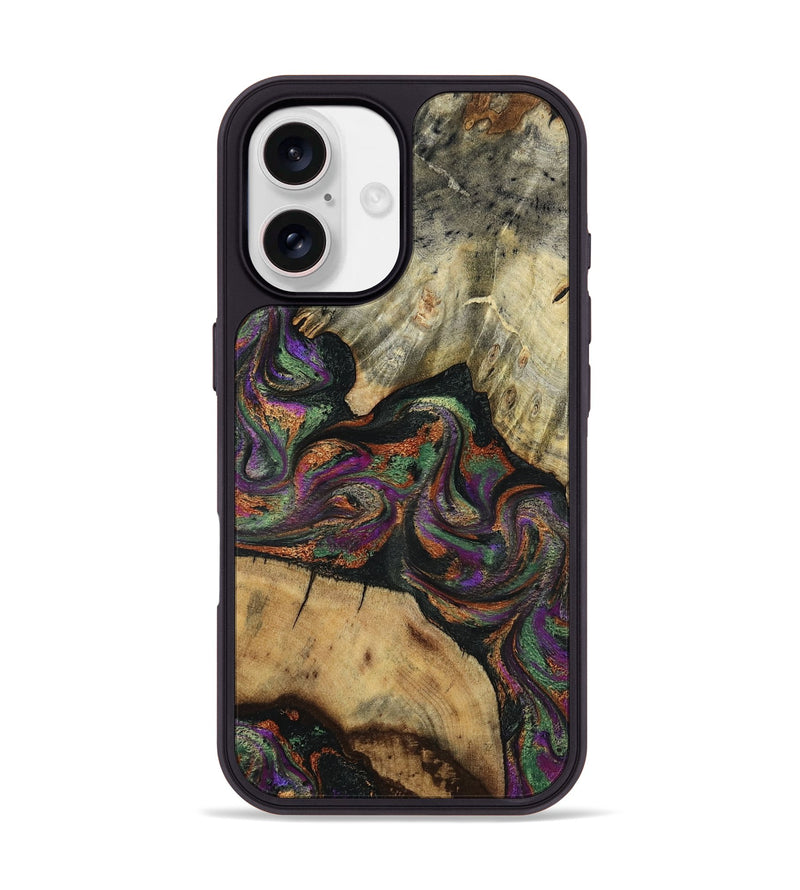iPhone 17 Wood Phone Case - Wynter (Green, 817715)