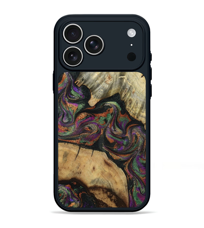 iPhone 17 Pro Max Wood Phone Case - Wynter (Green, 817715)